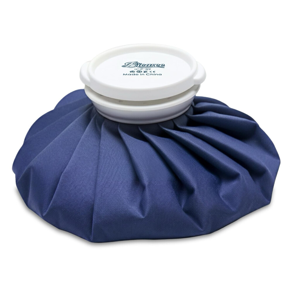 Bicaree Ice Pack For Injuries Reusable, Ice Bags Hot Water Bag For Hot & Cold Therapy And Pain Relief With Cover, No-Leak Elastic Breathable Ice Bag,