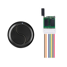 2CH DC3.7V-12V LED Lights RC Remote Wireless Relay Access Control Remote Control 433Mhz