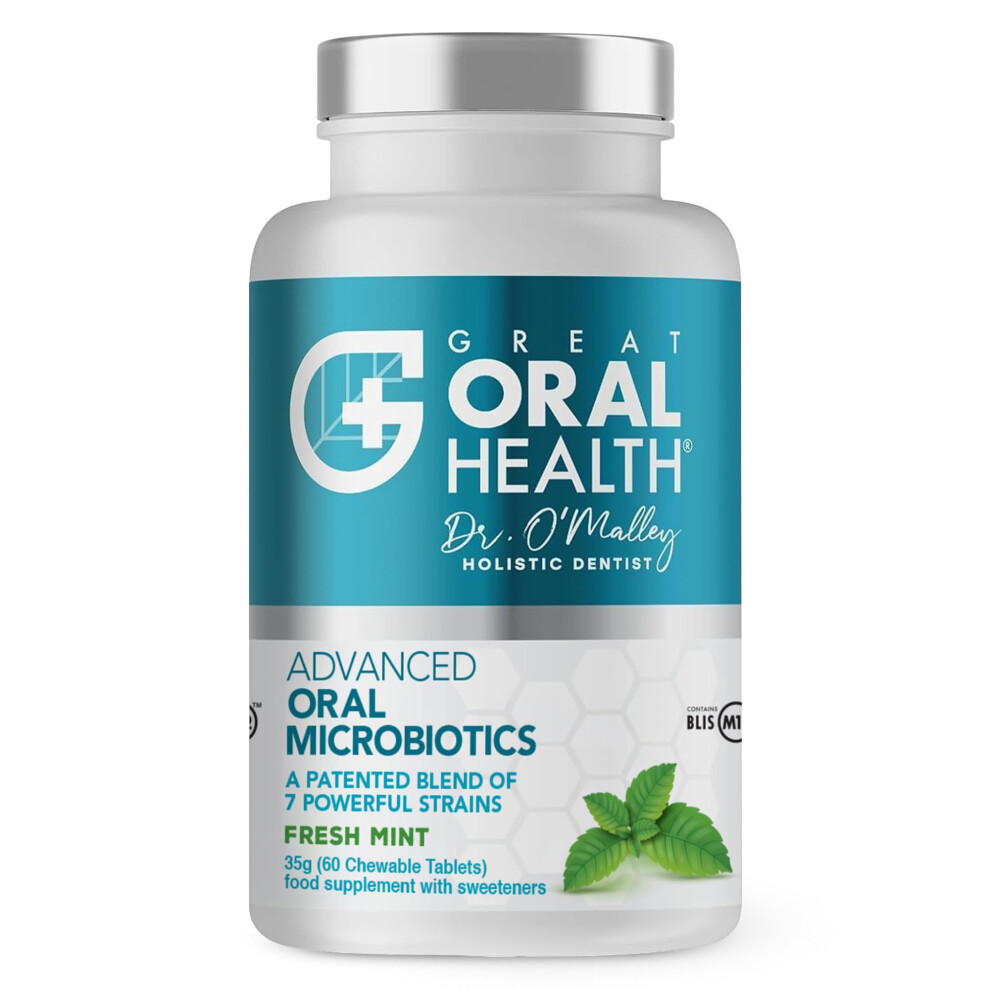 Great Oral Health Oral Probiotics For Mouth Bad Breath Treatment For Adults; Dentist Formulated Dental Probiotics For Teeth And Gums Health & Chronic Halitosis With Bl