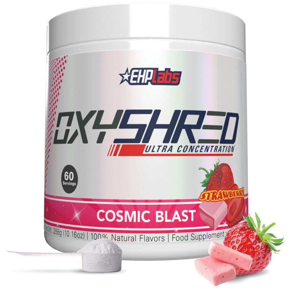 Ehp Labs Ehplabs Oxyshred Thermogenic Pre Workout Powder & Shredding Supplement - Clinically Proven Pre Workout Powder With L Glutamine & Acetyl L Carnitine,