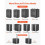Mallette rack 8U - DUOKU - 19" 8U - Diepte 480 mm - ABS - Draagbaar 2