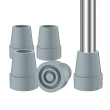 supregear Rubber Ferrules (4-Pack), 22mm Replacement Rubber End Caps for Walking Cane & Sticks Foot Pad Accessory