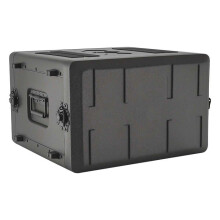 Mallette Rack 6U Poco Profondo 390 mm-Duoku-per Amplificatore, Attrezzatura Audio, Mixer DJ, PE