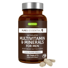 Igennus Methylated Men's Multivitamin, 21 Actives, Clean Label, All Day Nutrient Delivery, Expertly Formulated For Male Wellness, Energy & Heart Heal