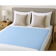 Easy Care Solutions | Washable Bed Pad Protector with and without Tucks/Flaps | Premium Quality Washable bed for adults or children with Incontinence