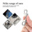 6-Pack Alloy Double Ended Bolt Snaps - Metal Spring Clips 3