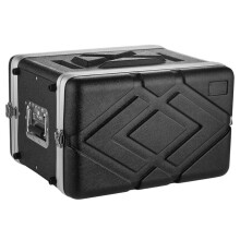 Mallette Rack 6U Poco Profondo 310 mm-Duoku-per Amplificatore, Attrezzatura Audio, Mixer DJ, ABS, con Pannelli Frontali