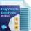 30 x PULP Incontinence Bed Pads 90 x 60cm | Large Disposable 1