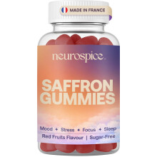 Neurospice Saffron Gummies | Adults & Kids 4+ | Doctor-Formulated | High Strength Extract for Mood, Focus, Stress & Sleep Support | Vegan, Sugar-Free