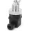 304 Stainless Steel Duckbill Float Switch - Water Liquid Level Sensor Controller, G1/2", DC 0-220V (Black + Silver, 1pc) 2