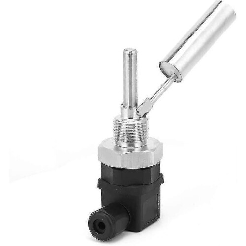 304 Stainless Steel Duckbill Float Switch - Water Liquid Level Sensor Controller, G1/2", DC 0-220V (Black + Silver, 1pc) 2