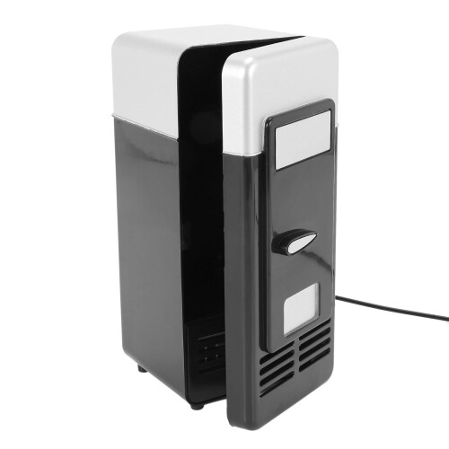 SameeHome Mini Fridge Freezer, Portable USB Powered, Compact, 1.442L Capacity, Black 2
