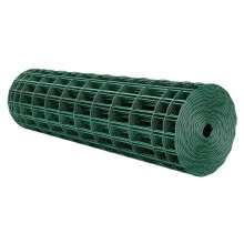 Grigliato Metallico Verde-Duoku-con Maglie di 5 x 10 cm, Rotolo di Recinzione Saldato 1 x 25 m, Filo di Ferro Zincato
