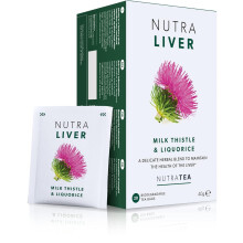 Nutra Tea NUTRALIVER - Liver Support Tea | Liver Detox Tea - Helping