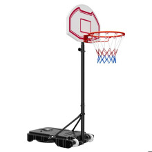 Canasta de baloncesto móvil - DUOKU - X018 - Altura ajustable 1,6–2,1 m - Panel PE de 28 pulgadas - Ruedas y base rellenable