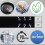 Loops White Worktop Dishwasher - 8 Place Settings - Portable Tabletop Dish Washer 3
