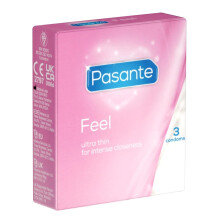 Pasante Sensitive (Feel) Condoms - Pack of 3