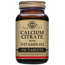 Solgar Calcium Citrate with Vitamin D3 - Healthy Bones & Teeth - High Potency Fo
