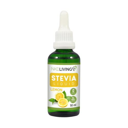NKD Living Pure Stevia Liquid Drops 50ml (Lemon)