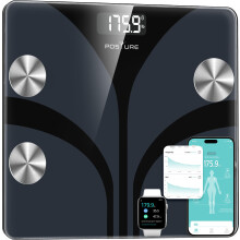 Scales for Body Weight and Fat Percentage with App & Bluetooth, High Precision 0.1lb Digital Bathroom Scales, Analyzes 13 Body Composition Data (Weig