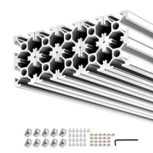 Perfil de Alumínio Extrudado 2020-Duoku-Conjunto de 10 Barras Anodizadas de 1000 mm, para Estruturas de Impressora 3D, Móveis