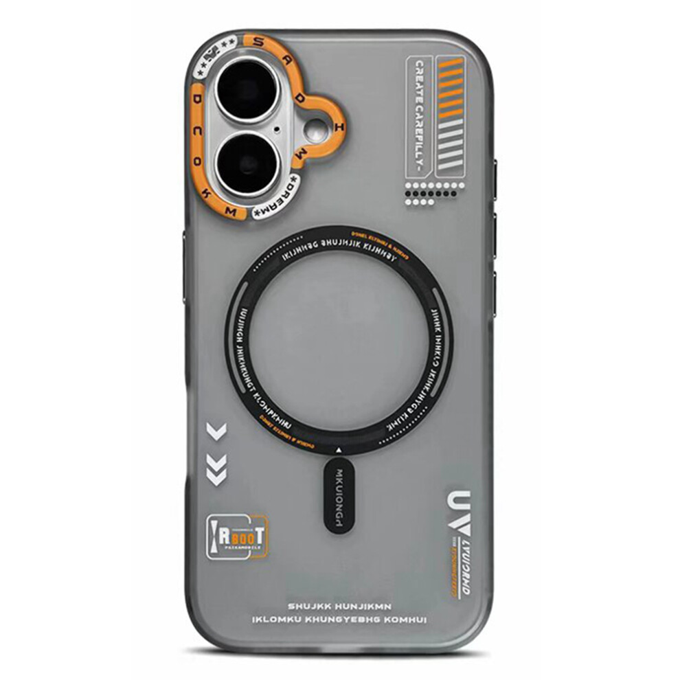 (Titanium ) Paika M1 Series For Iphone 16 Plus Case Compatible With Magsafe Matte Pc + Tpu Phone Cover Grey 6914297254227