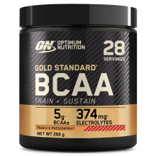Optimum Nutrition Gold Standard BCAA Train + Sustain, Amino Acids Pre Workout Powder, Sports Drink with Vitamin C, Zinc, Magnesium and Electrolytes,