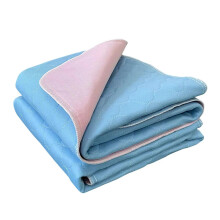 2PCS Reusable Underpads Large 86.4"x 91.4cm, Upgrade Cooling Waterproof Bed Pads with Heavy Absorbency, Washable for Incontinence, Adult, Dogs