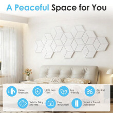 12 PCS Self-Adhesive Acoustic Panels 12" X 10" X 0.4" Soundproof Foam Panels for Walls,Recording Studio Absorb Noise