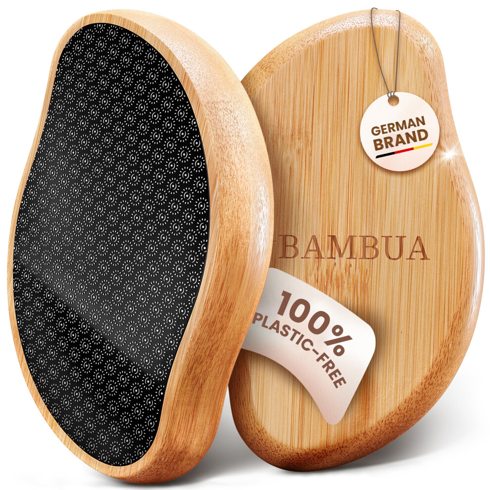 Bambua Foot File - (100% Anti-Callus Effect) Pedicure Foot Files For Hard Skin Remover Foot Scrub - Effective Foot Scraper - Callus Remover For Feet