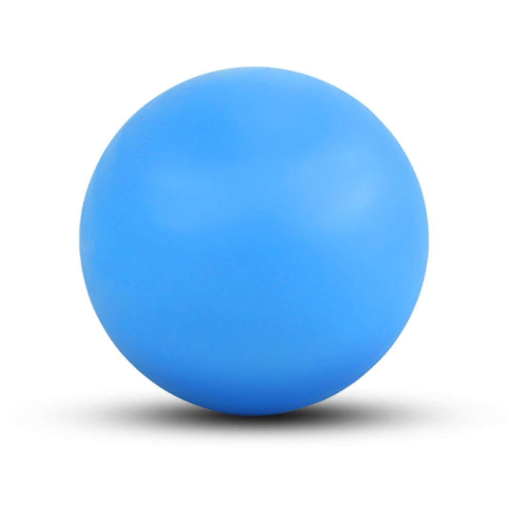 Wovte Blue Massage Lacrosse Ball For Myofascial Release, Foot, Back, Trigger Point Treatment Ball, Muscle Knot, Yoga (Blue)