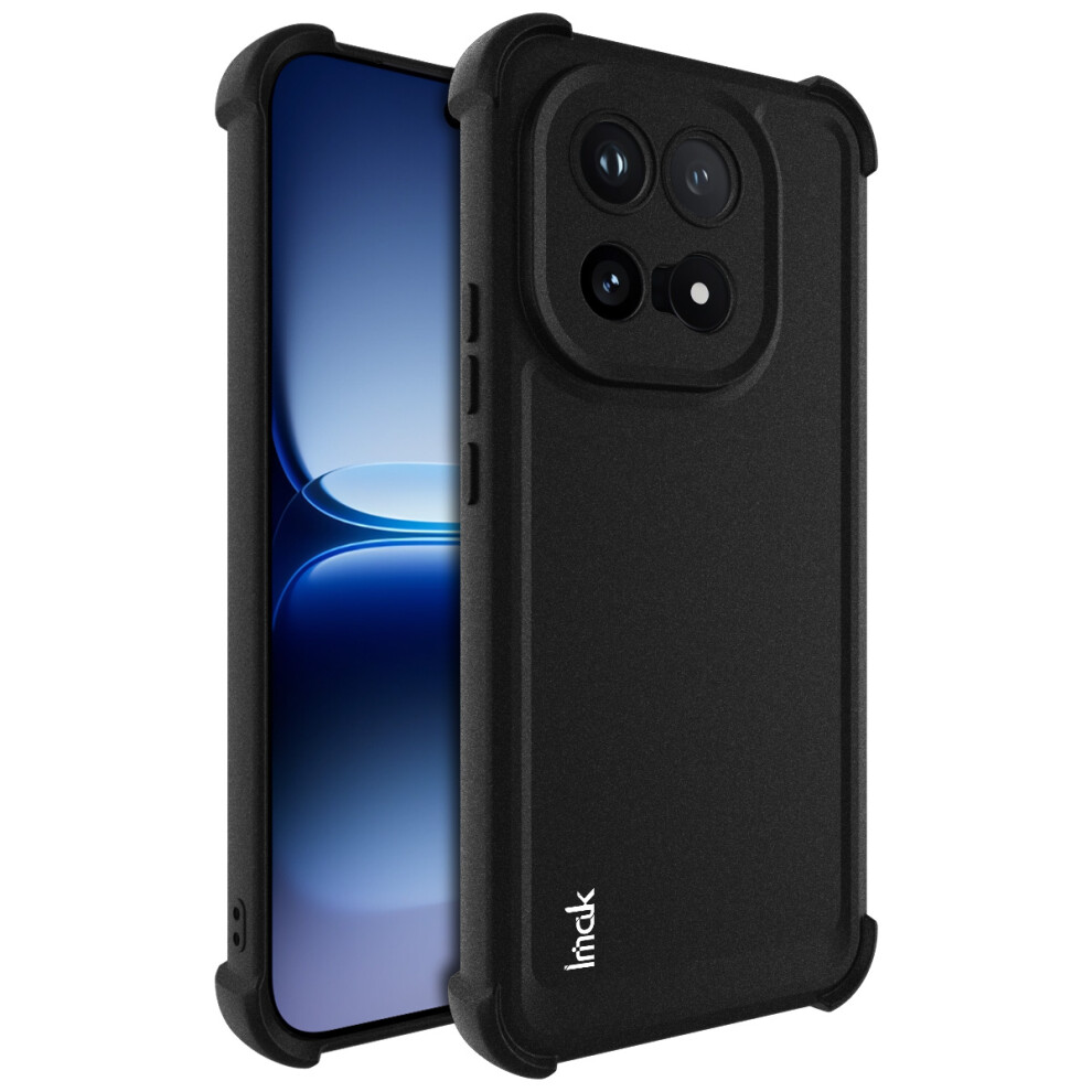 (Matte ) Imak For Vivo Iqoo 15 5G Case Tpu Phone Cover Airbag Shockproof Protection Black 6914294213814