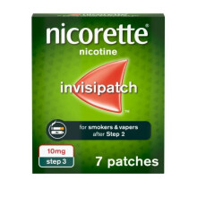 Nicorette InvisiPatch, Nicotine Patches Step 3, 10mg, 7 count, Effective and dis