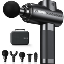 RENPHO Massage Gun Deep Tissue, Muscle Massage Gun 3200 RPM Motor Massager with Type-C Charging and Portable Case, for Home Office Workout Full Body