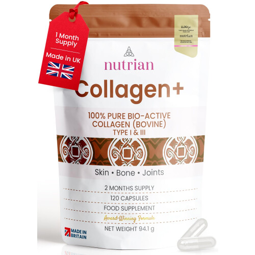 Nutrian Collagen+ | 1200mg Bio-Active Hydrolysed 100% Bovine Collagen
