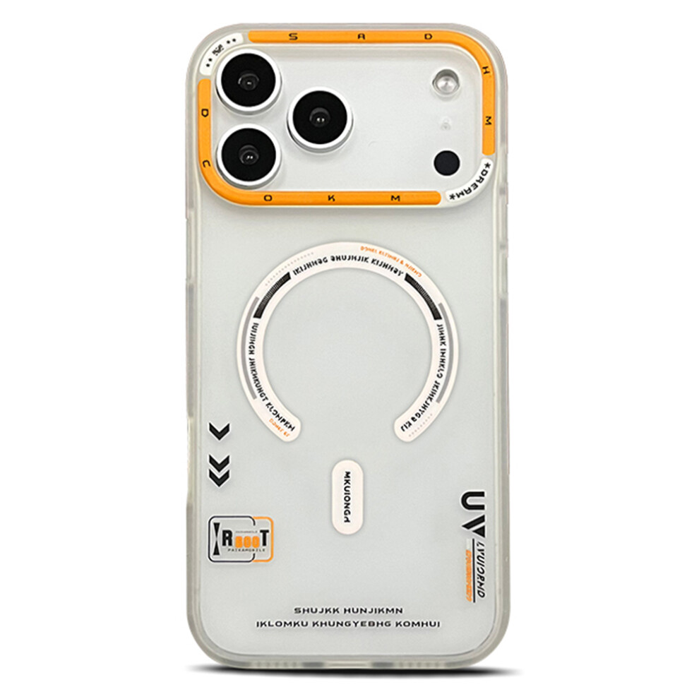(Transparent ) Paika M1 Series For Iphone 17 Pro Case Compatible With Magsafe Matte Pc + Tpu Phone Cover White 6914296104394