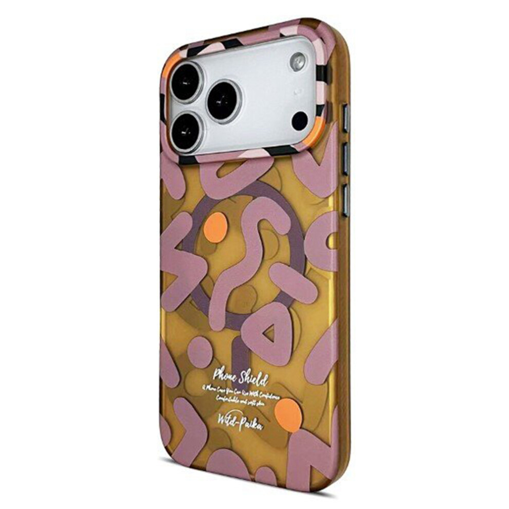 (Coffee) Paika Graffiti Series For Iphone 17 Pro Case Compatible With Magsafe Pc + Tpu Phone Cover Brown 6914297834092