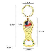 (C) 2026 World Cup Multifunctional Bottle Opener Keychain