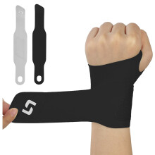 AOOWU Wrist Supports, 2 Pack Wrist Compression Strap and Support Wrist Brace Sport Unisex, Wrist Brace UltraThin & Adjustable for Fitness, Weightlift