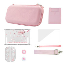 Blossoms Storage Bag Cute Portable Travel Carrying Bag Shockproof Waterproof for NS2 Game Accessorie