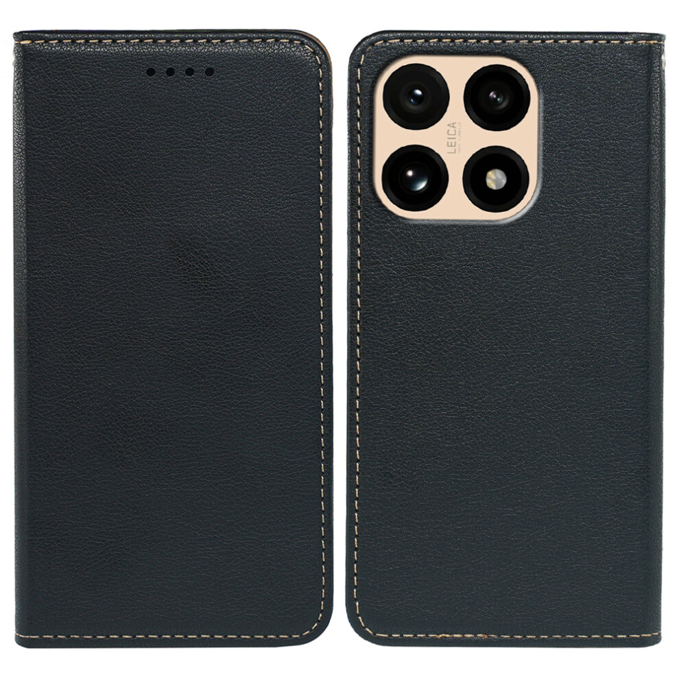 (Black) For Xiaomi 15T Case Wallet Rfid Blocking Leather Phone Cover Strong Magnetic Closure Black 6914297201436