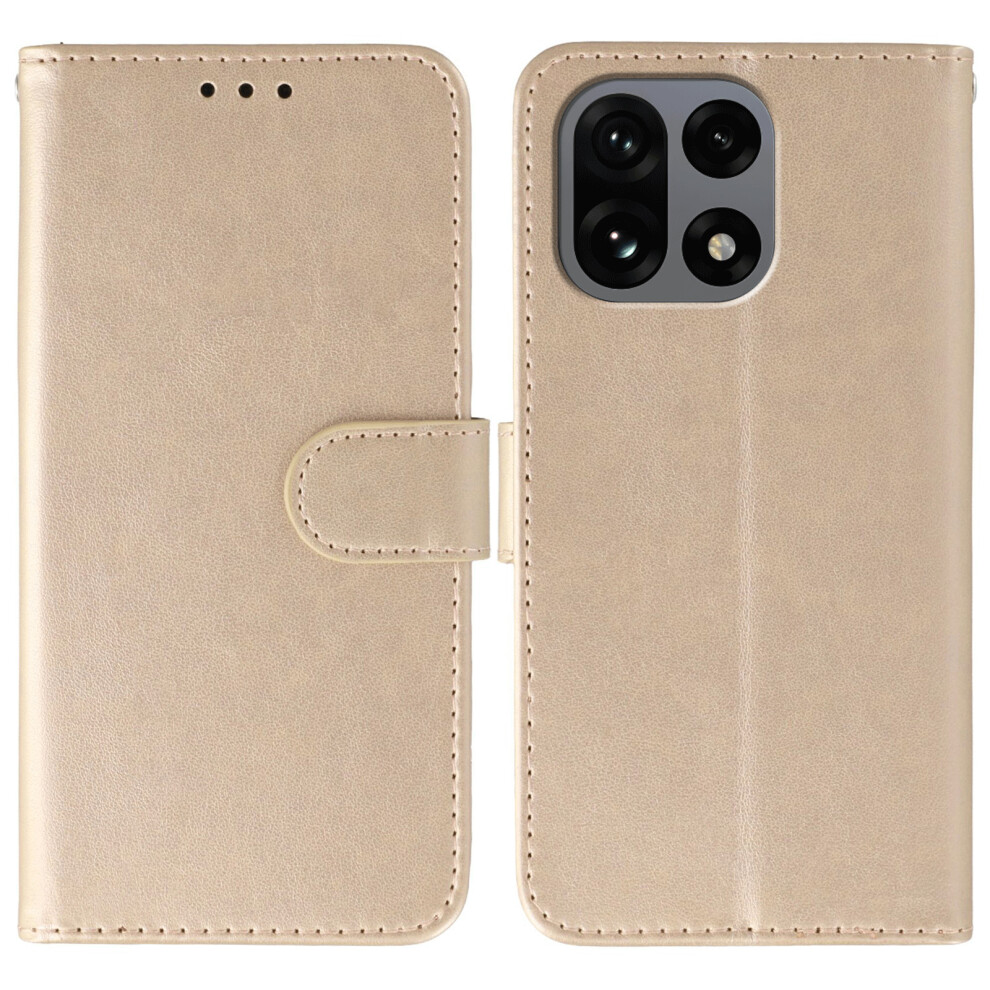 (Rose ) For Oneplus 15 5G Case Pu Leather Flip Wallet Phone Cover With Strap Gold 6914297351377