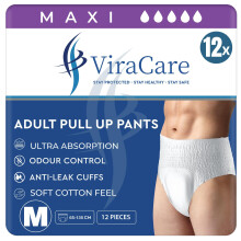 12 x Maxi Incontinence Pants Women & Men | Adults Diapers | Ultra Absorption and