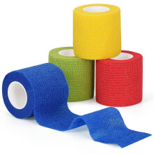 Sagafly Pet Vet Wrap Self Adherent Bandage Dogs Cats Horse Self Adhesive Wrap Cohesive Bandages Pets Vet Tape Non-Woven Elastic Bandage for Wrist Ank