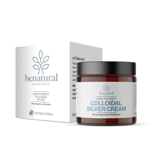 Benatural Essentials Premium Colloidal Silver Cream 100g | All