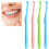 ACWOO Interspace Toothbrush, 4 Pcs Soft Single Tufted Slim Teeth 1
