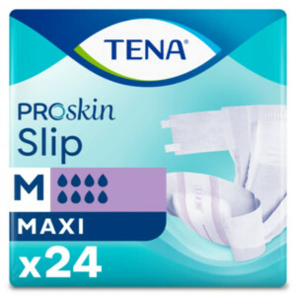 Tena - Proskin Maxi (Size M) Incontinence Slip - 24 Pieces