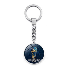(XSWX9204-6) 2026 World Cup Football Fan-Themed Double-Sided Keychain