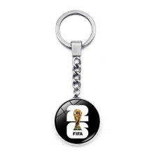(XSWX9204-17) 2026 World Cup Football Fan-Themed Double-Sided Keychain