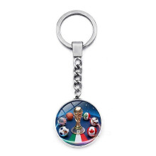 (XSWX9204-3) 2026 World Cup Football Fan-Themed Double-Sided Keychain